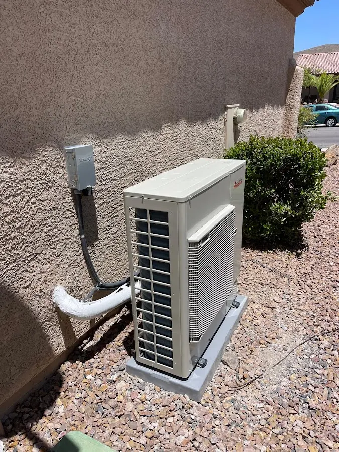 Residential air conditioning condenser unit in Dallas